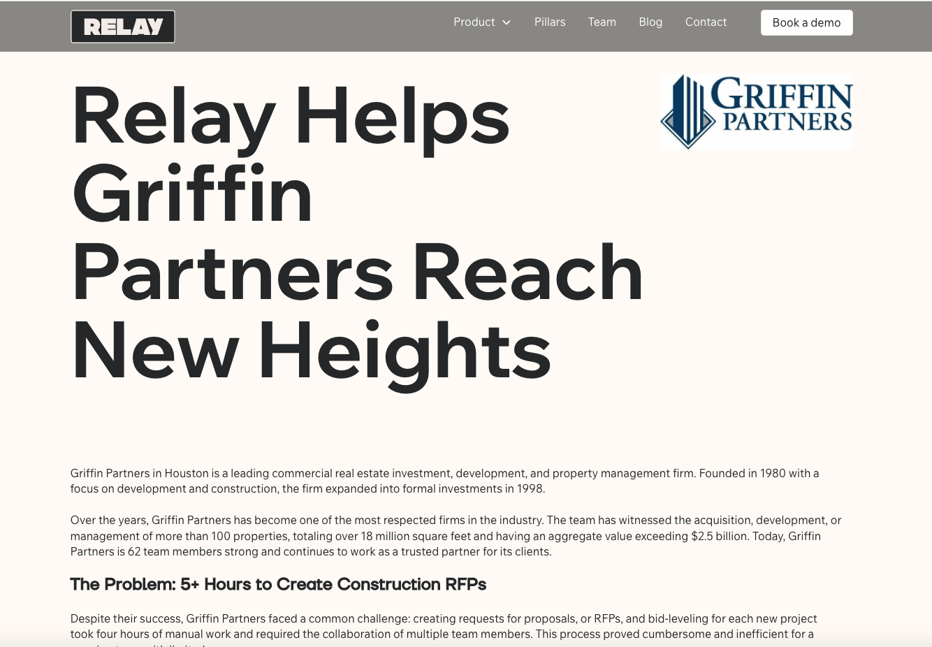 Relay Helps Griffin Partners Reach New Heights